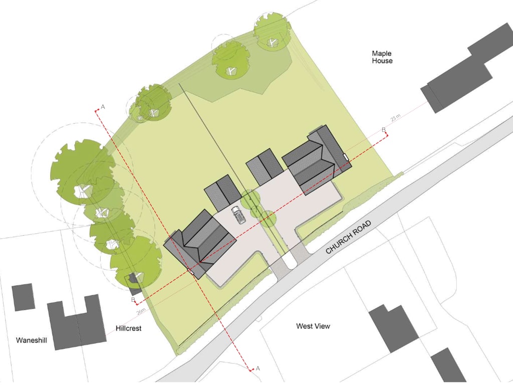 Church Road, Aston Juxta Mondrum - Main view